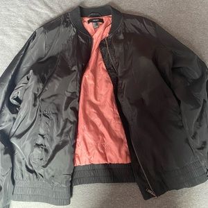 Black Bomber Jacket